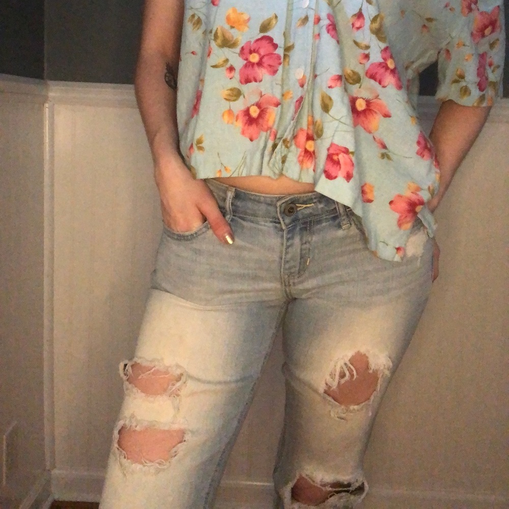 Hollister holy jeans